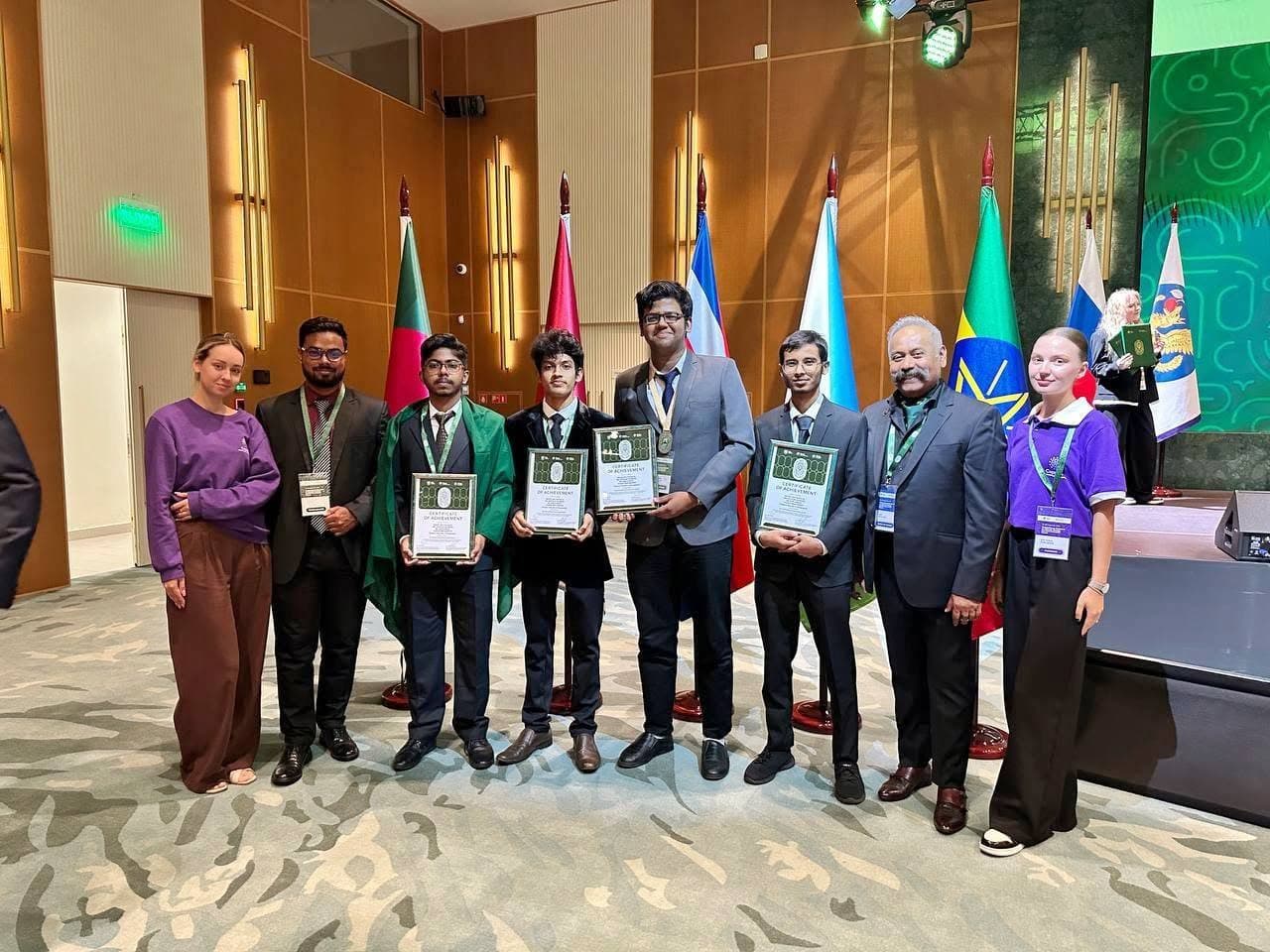 Bangladeshi Student Wins Outstanding Presentation Award and Gold Medal at IOCE